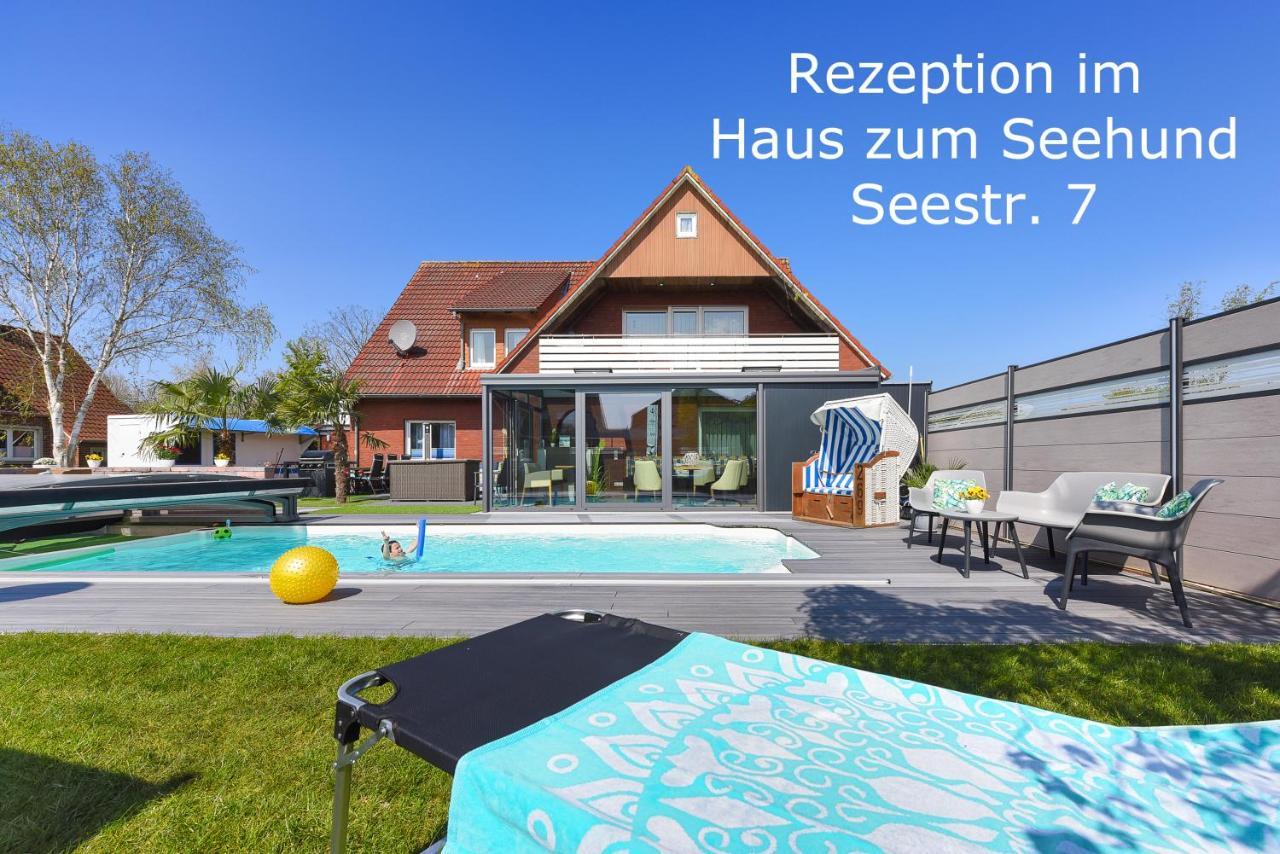 Haus Zur Moewe Mit Fruehstuecksoption Apartment Bensersiel Bagian luar foto