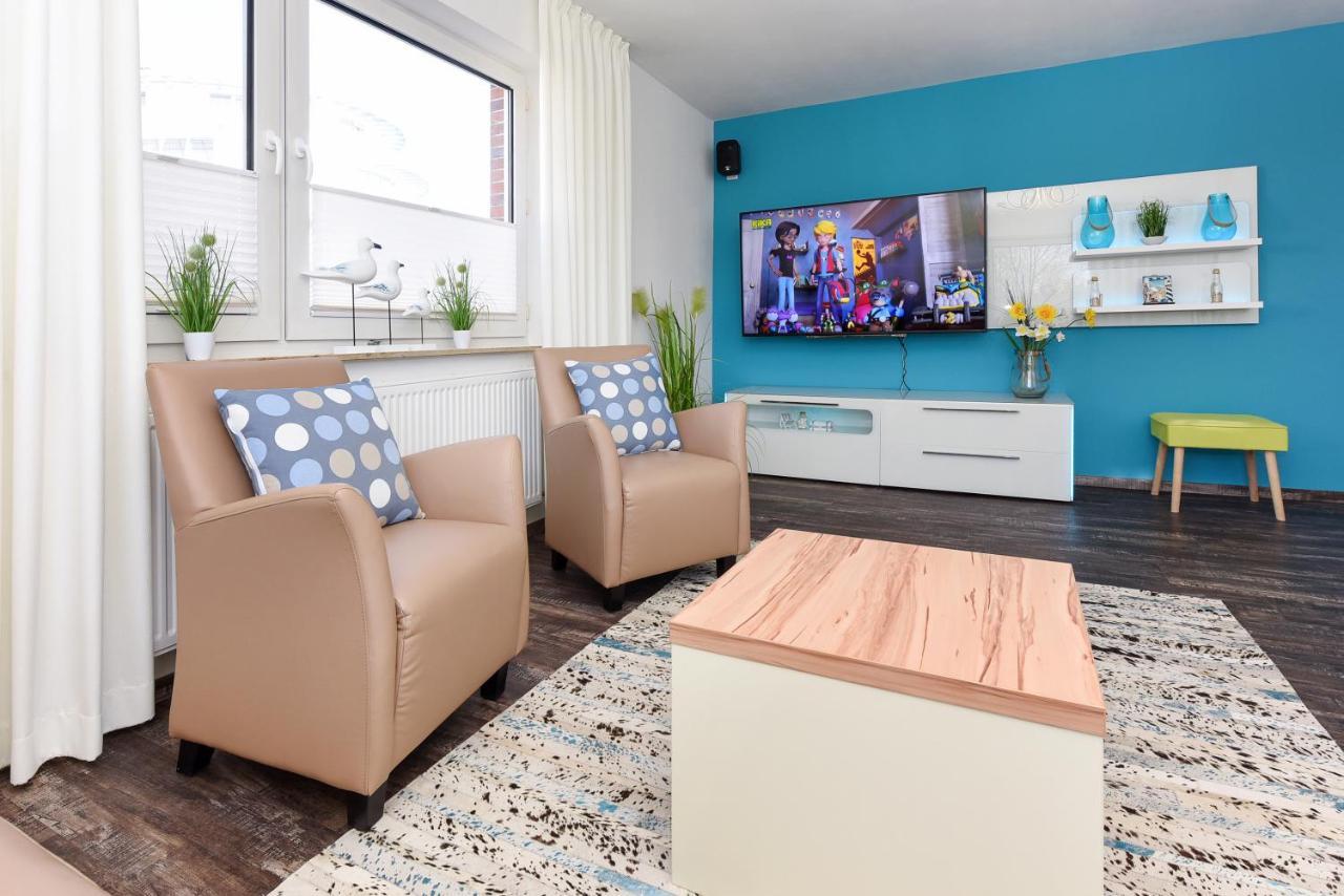 Haus Zur Moewe Mit Fruehstuecksoption Apartment Bensersiel Bagian luar foto