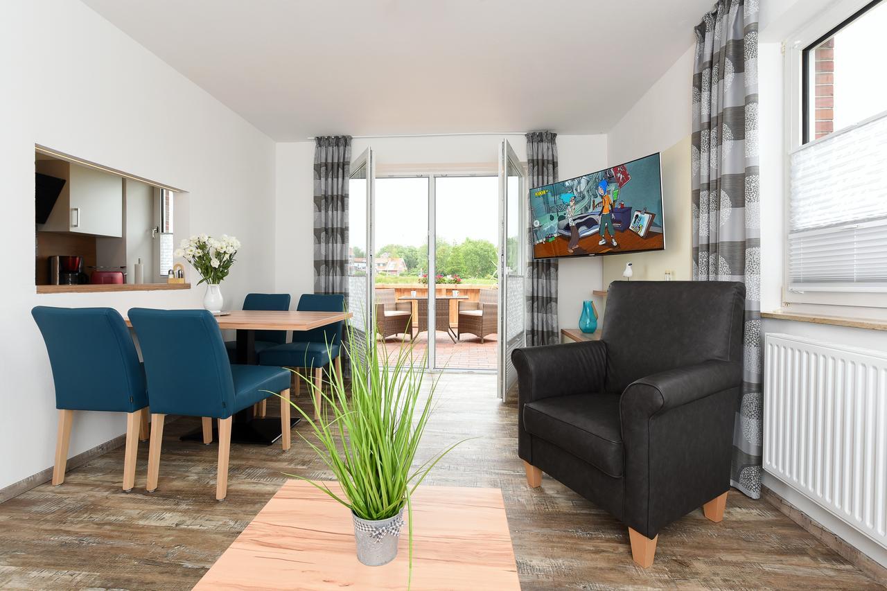 Haus Zur Moewe Mit Fruehstuecksoption Apartment Bensersiel Bagian luar foto