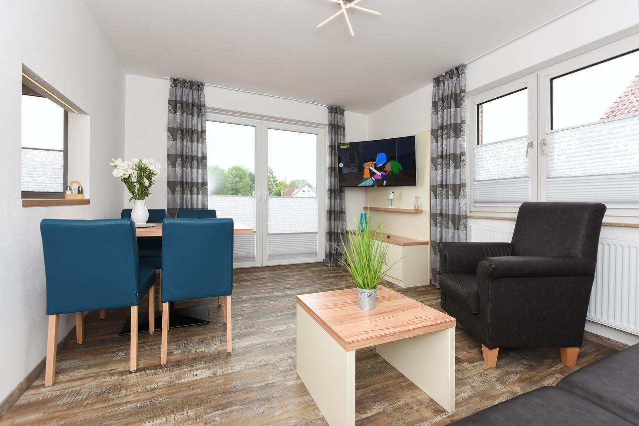 Haus Zur Moewe Mit Fruehstuecksoption Apartment Bensersiel Bagian luar foto